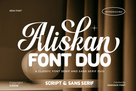 Aliskan Font Duo: Blending Classic Elegance with Modern Design