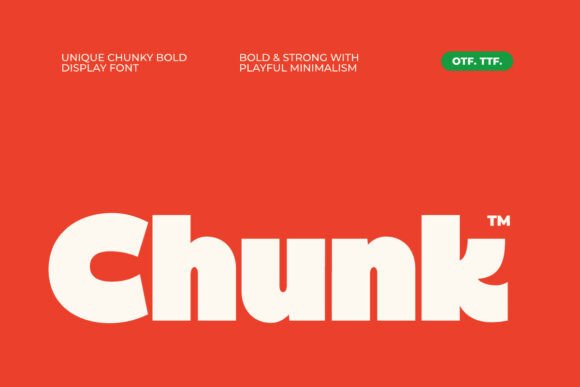 Chunk: The Bold Font for Unforgettable Branding