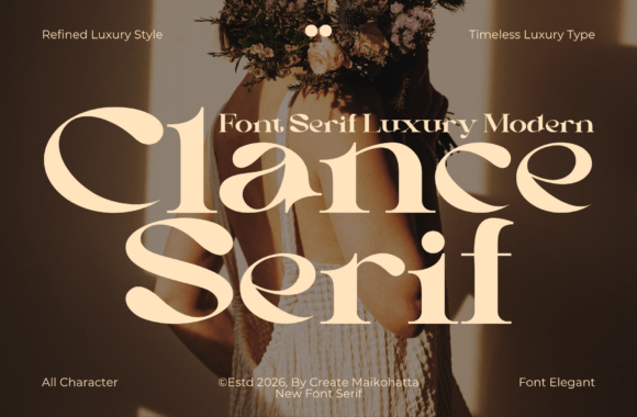 Clance Serif: Where Roman Geometry Meets Modern Runway