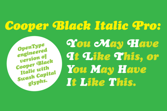 Cooper Black Pro: The Ultimate Display Font for Bold Branding