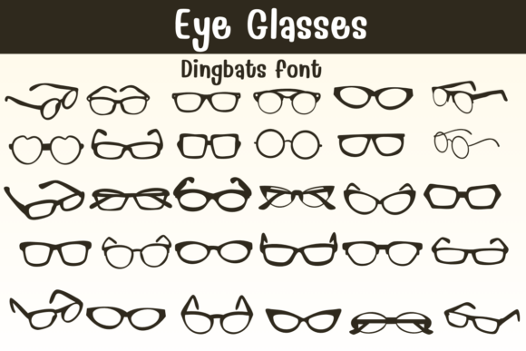Eye Glasses: A Chunky, Sketched Typeface for Bold Projects