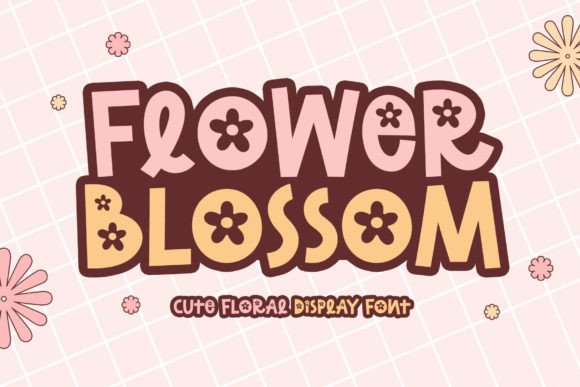 Flower Blossom: A Creative Font for Whimsical Projects