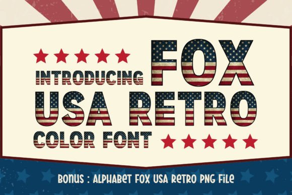 Fox Usa Retro: A Bold Typeface for Patriotic Projects