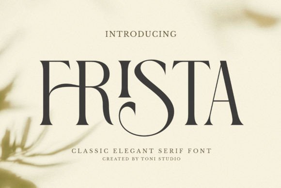 Frista: The Elegant Font for Modern Luxury Design
