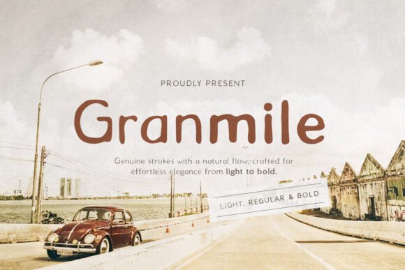Granmile: The Handwritten Sans Serif for Natural Branding