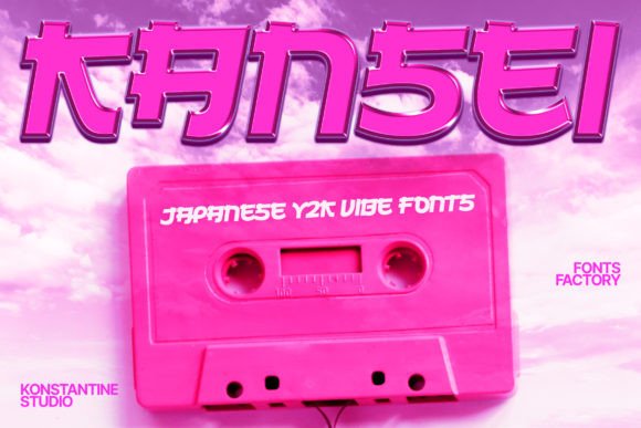 Kansei: A Japanese Vibes Font with Y2K Soul