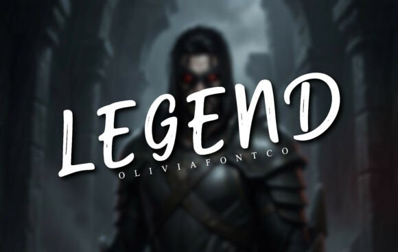 Legend: The Aggressive Display Typeface for Dark Aesthetics