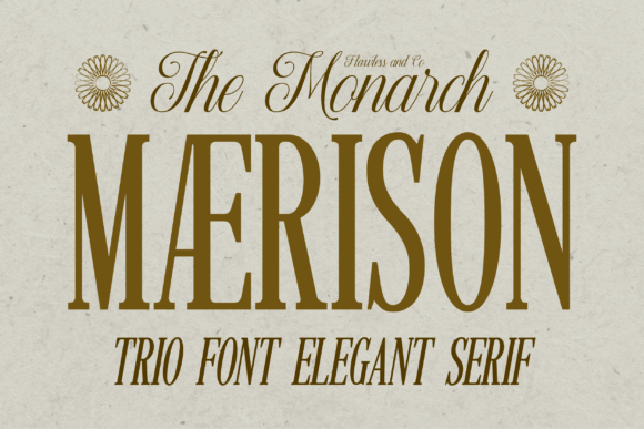 Maerison: Crafting Visual Harmony with Serif and Script