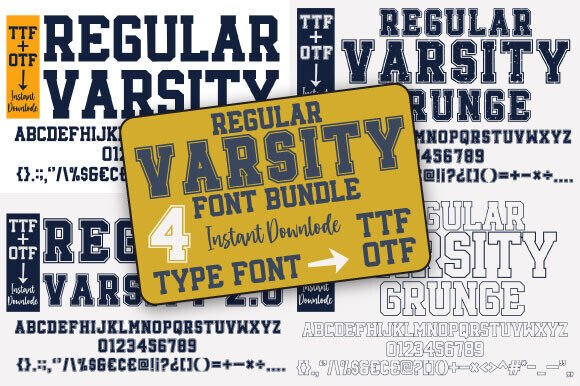 Regular Varsity: The Athletic Typeface for Bold Branding