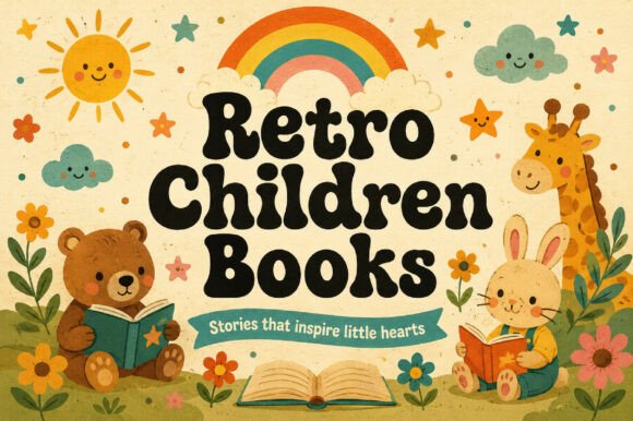 Retro Children Books: A Font That Tells a Story