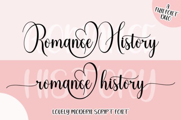 Romance History: Blending Modern Style with Handwritten Charm