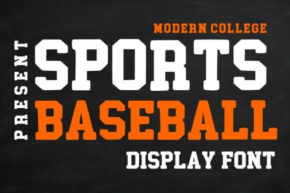 Sports Baseball: The Font That Scores Big