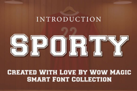 Sporty: The Bold Athletic Typeface for Team Branding