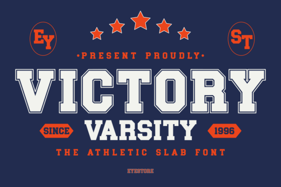 Victory Varsity: Bold Slab Serif for Modern Branding